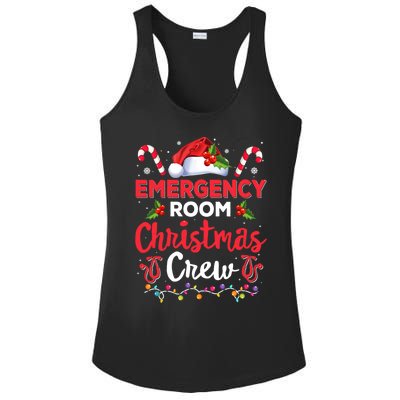 Emergency Room Christmas Crew Funny Christmas Nurse Crew Er Funny Gift Ladies PosiCharge Competitor Racerback Tank