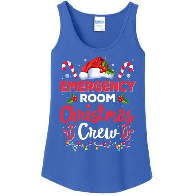 Emergency Room Christmas Crew Funny Christmas Nurse Crew Er Funny Gift Ladies Essential Tank