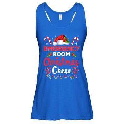 Emergency Room Christmas Crew Funny Christmas Nurse Crew Er Funny Gift Ladies Essential Flowy Tank