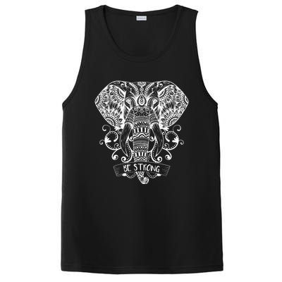 Elephant Reiki Dala And Yoga Native American Meditation Gift PosiCharge Competitor Tank