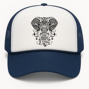 Elephant Reiki Dala And Yoga Native American Meditation Gift Trucker Hat