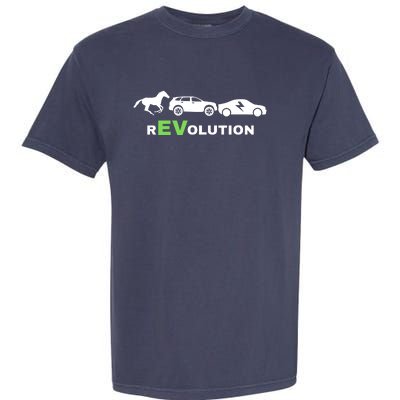 EV Revolution, Drive ECars EV Life Funny Electric Vehicle Garment-Dyed Heavyweight T-Shirt