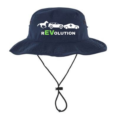 EV Revolution, Drive ECars EV Life Funny Electric Vehicle Legacy Cool Fit Booney Bucket Hat