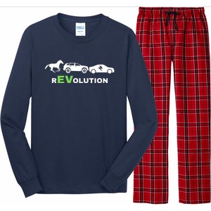 EV Revolution, Drive ECars EV Life Funny Electric Vehicle Long Sleeve Pajama Set