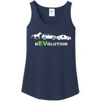 EV Revolution, Drive ECars EV Life Funny Electric Vehicle Ladies Essential Tank