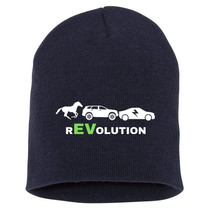 EV Revolution, Drive ECars EV Life Funny Electric Vehicle Short Acrylic Beanie