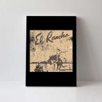 El Rancho Drivein Theatre Vintage Design San Jose Canvas