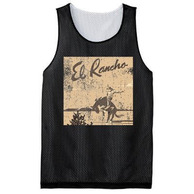 El Rancho Drivein Theatre Vintage Design San Jose Mesh Reversible Basketball Jersey Tank