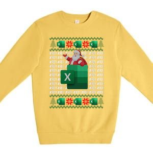 Excel REF Error Spreadsheet,CPA Accountant Christmas Sweater Premium Crewneck Sweatshirt