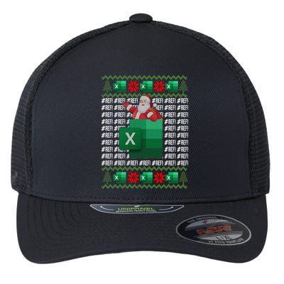 Excel REF Error Spreadsheet,CPA Accountant Christmas Sweater Flexfit Unipanel Trucker Cap