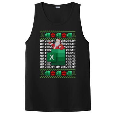 Excel REF Error Spreadsheet,CPA Accountant Christmas Sweater PosiCharge Competitor Tank