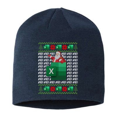 Excel REF Error Spreadsheet,CPA Accountant Christmas Sweater Sustainable Beanie