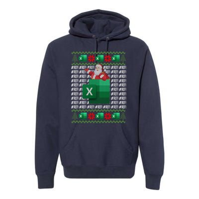 Excel REF Error Spreadsheet,CPA Accountant Christmas Sweater Premium Hoodie