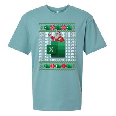 Excel REF Error Spreadsheet,CPA Accountant Christmas Sweater Sueded Cloud Jersey T-Shirt