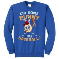 Easter Rabbit Egg Did Some Bunny Say Baseball Dabbing Cap Meaningful Gift Sweatshirt