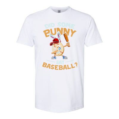 Easter Rabbit Egg Did Some Bunny Say Baseball Dabbing Cap Meaningful Gift Softstyle CVC T-Shirt