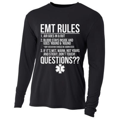 EMT Rules Emergency Medical Technician Cooling Performance Long Sleeve Crew