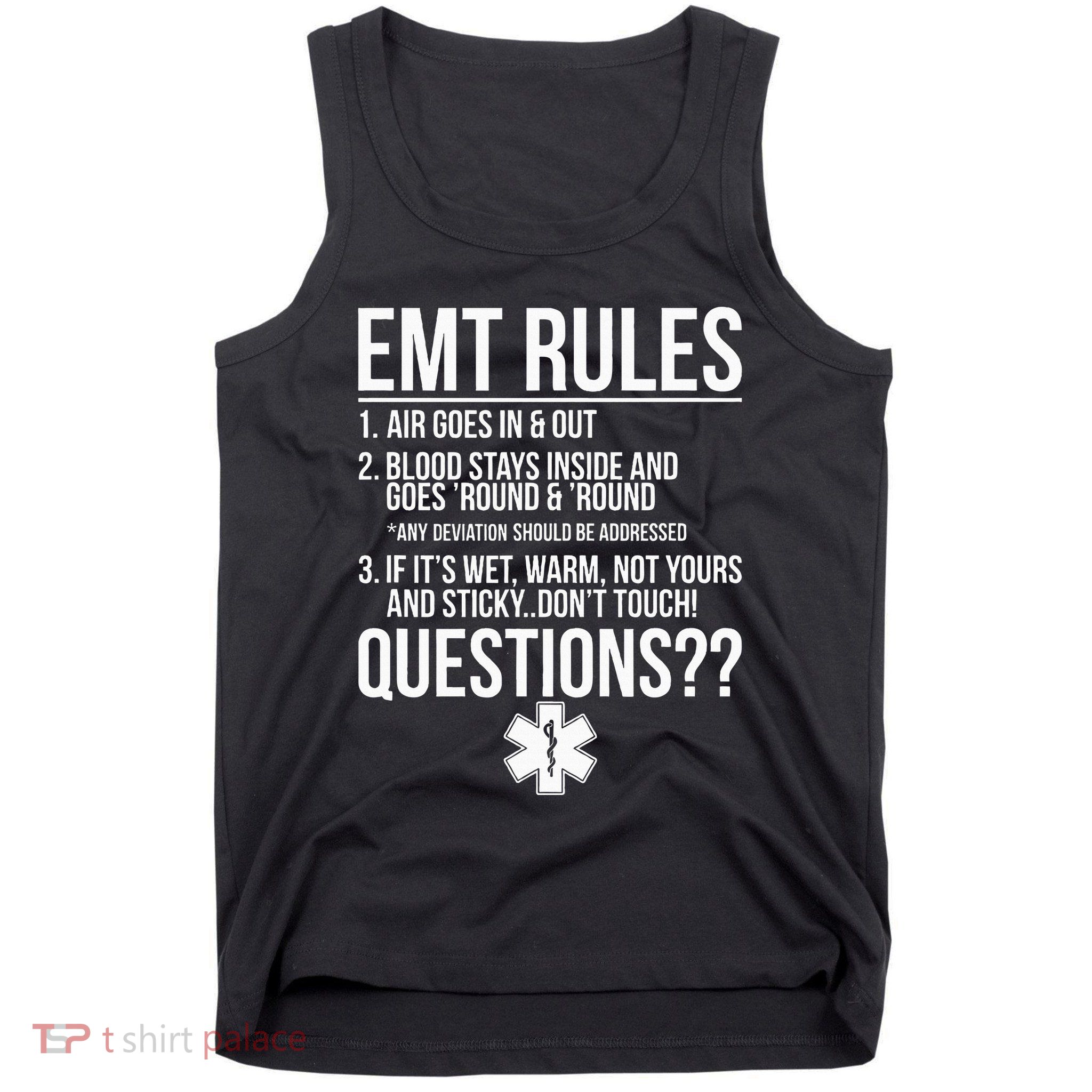 EMT Rules Emergency Medical Technician Tank Top