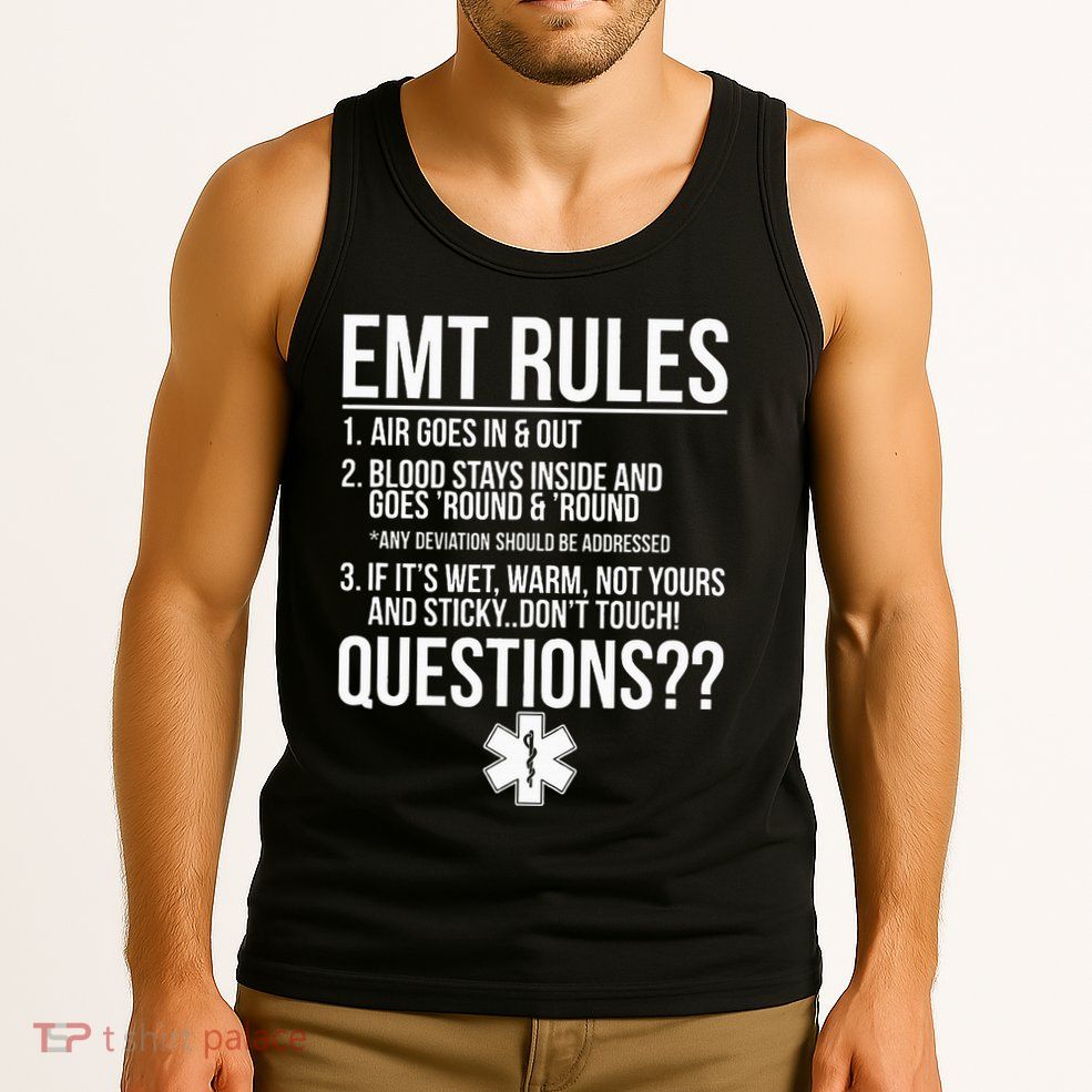 EMT Rules Emergency Medical Technician Tank Top
