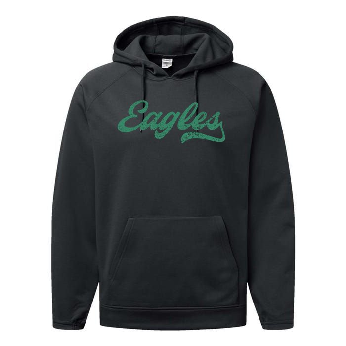 Eagles Retro Performance Fleece Hoodie