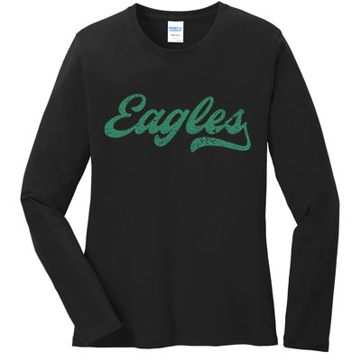 Eagles Retro Ladies Long Sleeve Shirt