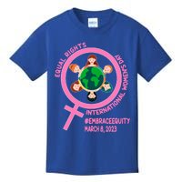 Equa Rights Embrace Equity: International 'S Day Gift Kids T-Shirt