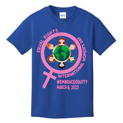 Equa Rights Embrace Equity: International 'S Day Gift Kids T-Shirt