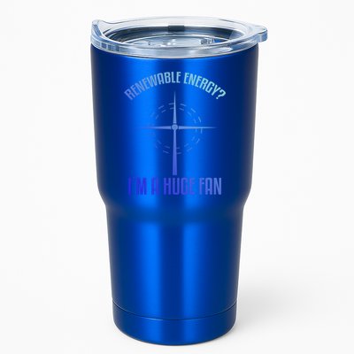 Environtal Renewable Energy Im A Huge Fan Earth Day Funny Gift Tumbler