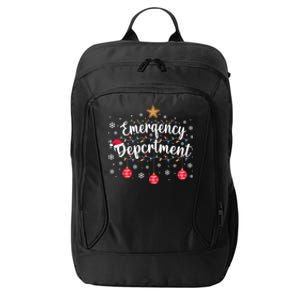 Emergency Room Emergency Departt Squad Er Nurse Christmas Gift City Backpack