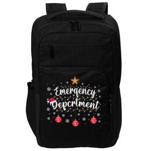 Emergency Room Emergency Departt Squad Er Nurse Christmas Gift Impact Tech Backpack