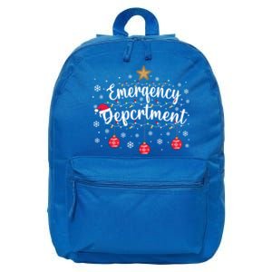 Emergency Room Emergency Departt Squad Er Nurse Christmas Gift 16 in Basic Backpack