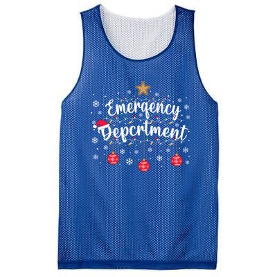 Emergency Room Emergency Departt Squad Er Nurse Christmas Gift Mesh Reversible Basketball Jersey Tank