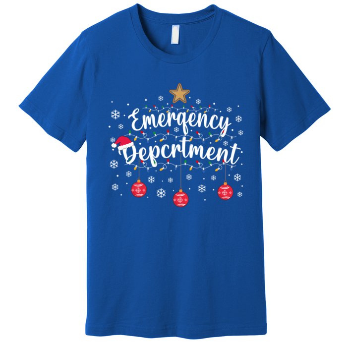 Emergency Room Emergency Departt Squad Er Nurse Christmas Gift Premium T-Shirt