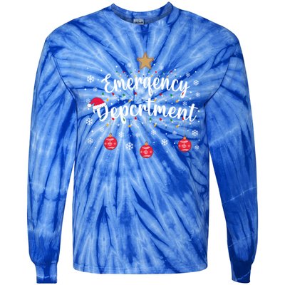 Emergency Room Emergency Departt Squad Er Nurse Christmas Gift Tie-Dye Long Sleeve Shirt