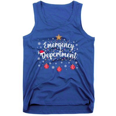 Emergency Room Emergency Departt Squad Er Nurse Christmas Gift Tank Top