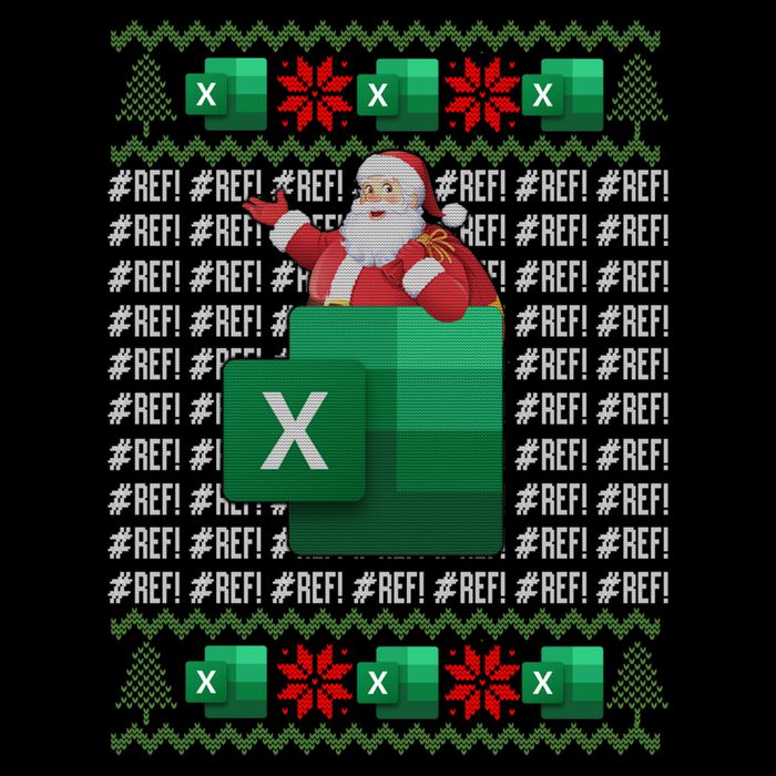 Excel Ref Error Spreadsheet Cpa Accountant Christmas Funny Gift Flat Bill Trucker Hat