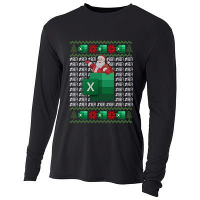 Excel Ref Error Spreadsheet Cpa Accountant Christmas Funny Gift Cooling Performance Long Sleeve Crew