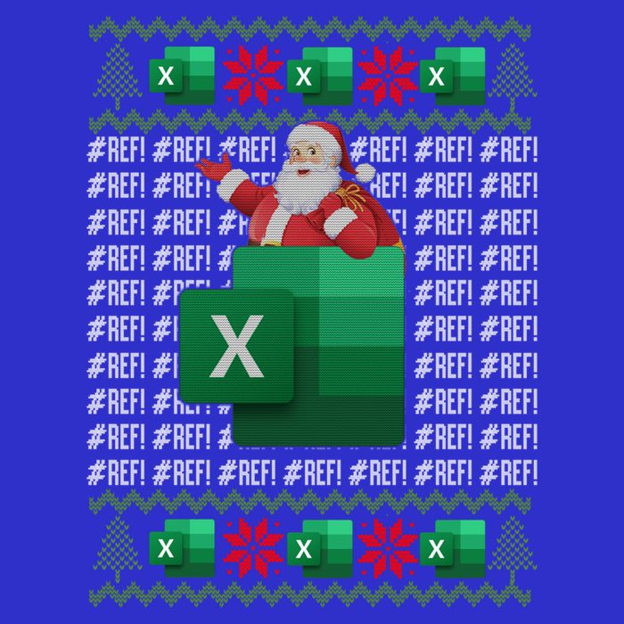 Excel Ref Error Spreadsheet Cpa Accountant Christmas Funny Gift T-Shirt