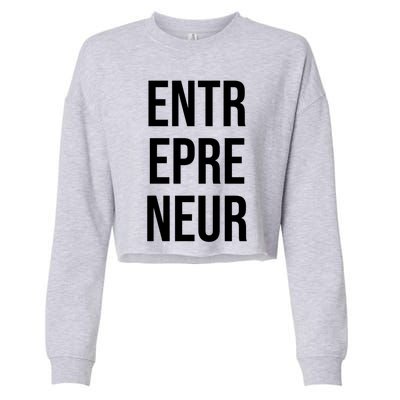 Entrepreneur Real Estate Investor Sweater Gift Cropped Pullover Crew