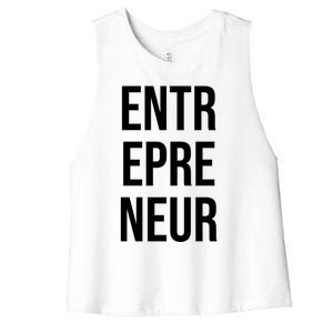 Entrepreneur Real Estate Investor Sweater Gift Women's Racerback Cropped Tank