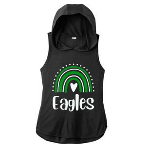 Eagles Rainbow Ladies PosiCharge Tri-Blend Wicking Draft Hoodie Tank