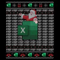Excel REF Error Spreadsheet Ugly Christmas Sweater  Flat Bill Trucker Hat