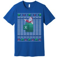 Excel REF Error Spreadsheet Ugly Christmas Sweater  Premium T-Shirt