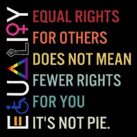 Equal Rights For Others Does Not Mean Fewer Rights For You Drawstring Bag