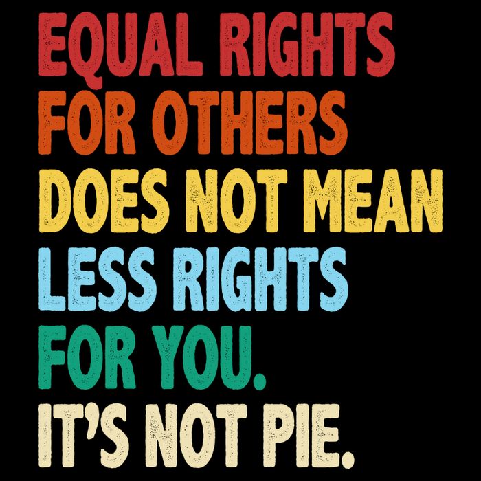 Equal Rights For Others Its Not Pie Cooling Performance Crew T-Shirt