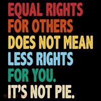 Equal Rights For Others Its Not Pie Impact Tech Backpack