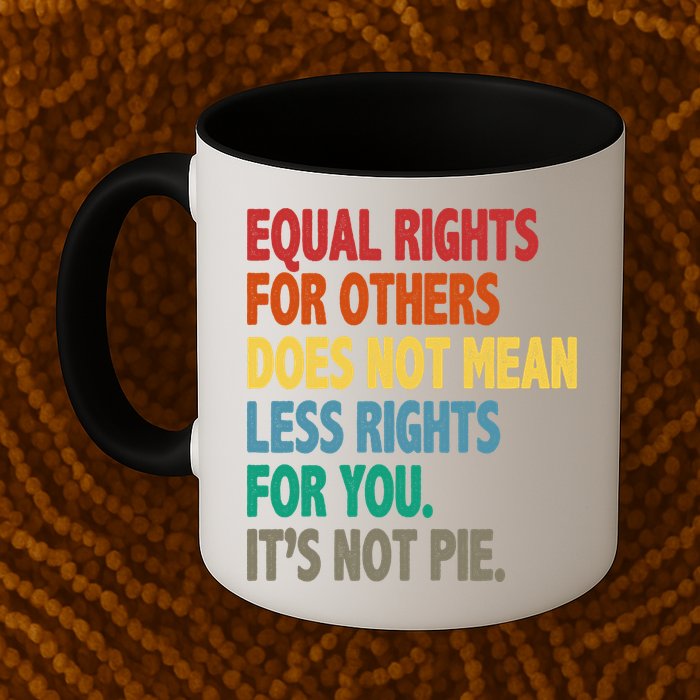 Equal Rights For Others Its Not Pie Mug