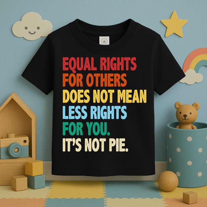 Equal Rights For Others Its Not Pie Toddler T-Shirt
