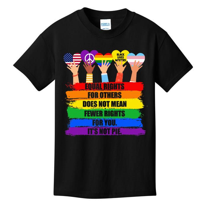 Equal Rights For Others Does Not Mean Fewer Rights For You Kids T-Shirt