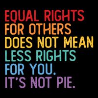Equal Rights For Others Does Not Mean Less Rights For You Drawstring Bag